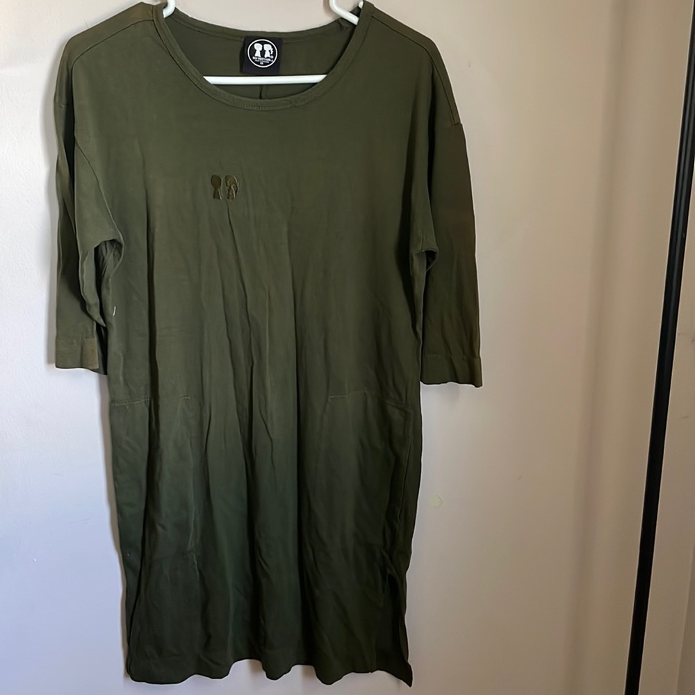 Boy meets world olive green T shirt dress size extra small